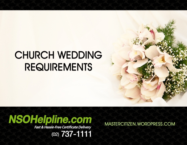 Church Wedding Requirements